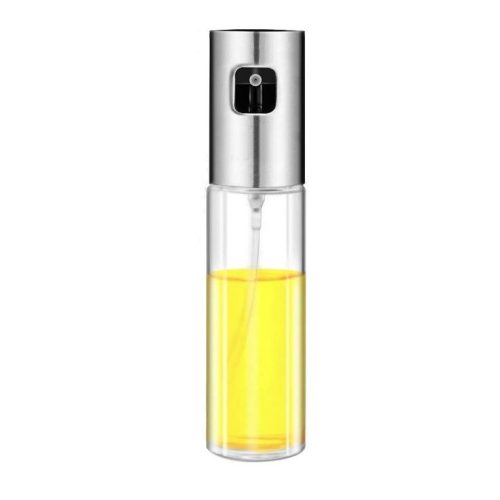Rozsdamentes fém olajspray, olajszóró flakon, 100ml