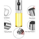 Rozsdamentes fém olajspray, olajszóró flakon, 100ml