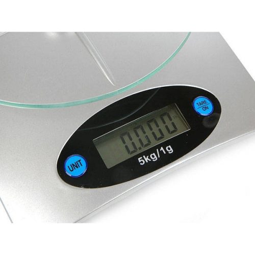 Elektronikus üveg konyhai mérleg 5kg / 1g lcd 
